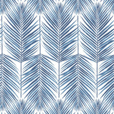 NZ10002M paradise palm leaf blue peel and stick wall mural from NextWall
