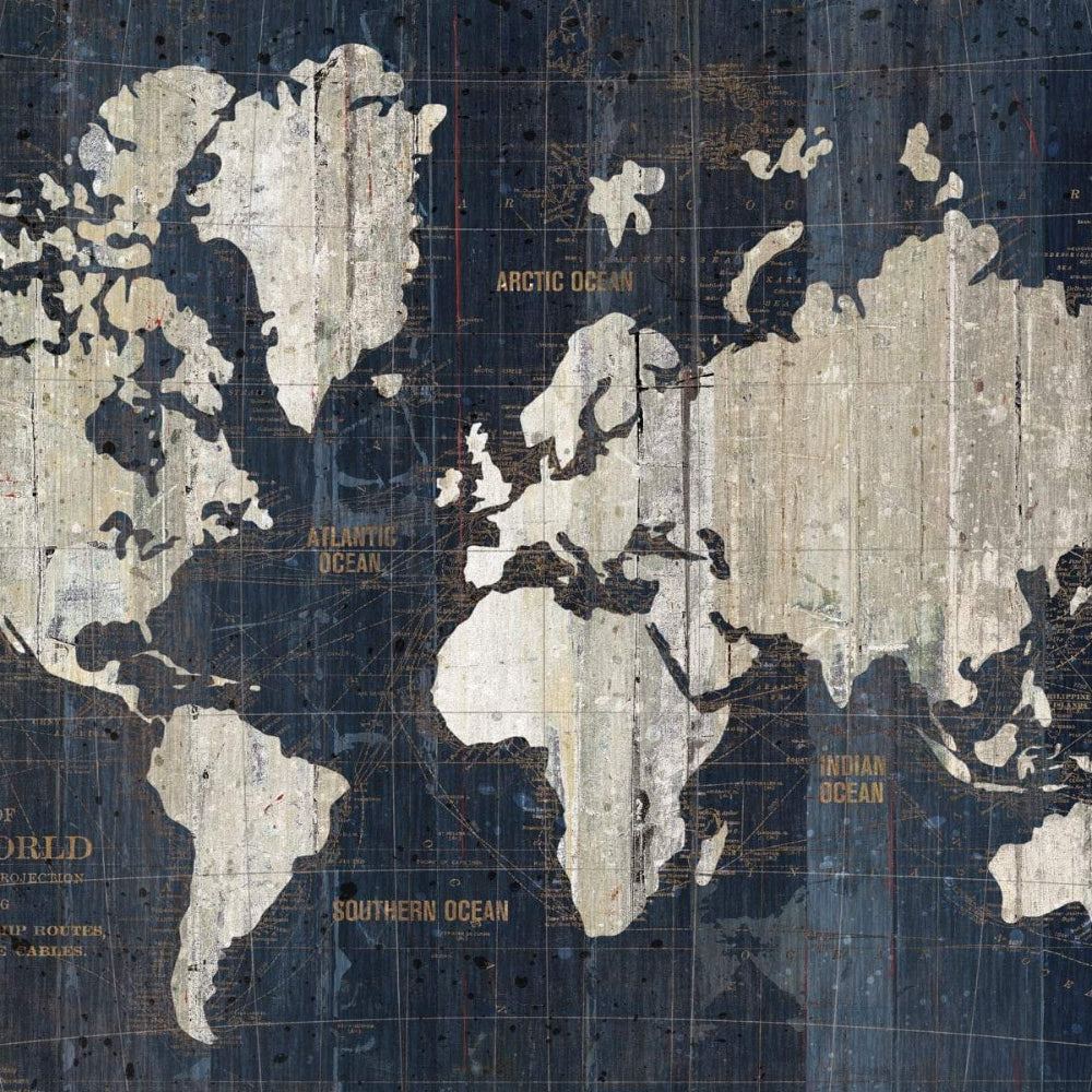 
                  
                    NZ10102M vintage world map peel and stick wall mural from NextWall
                  
                