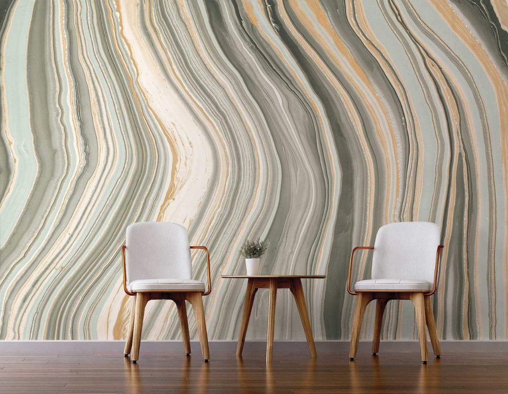 NZ10300M botswana agate abstract peel and stick wall mural living room by NextWall