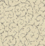 Vintage scroll wallpaper SD00926LT from Say Decor